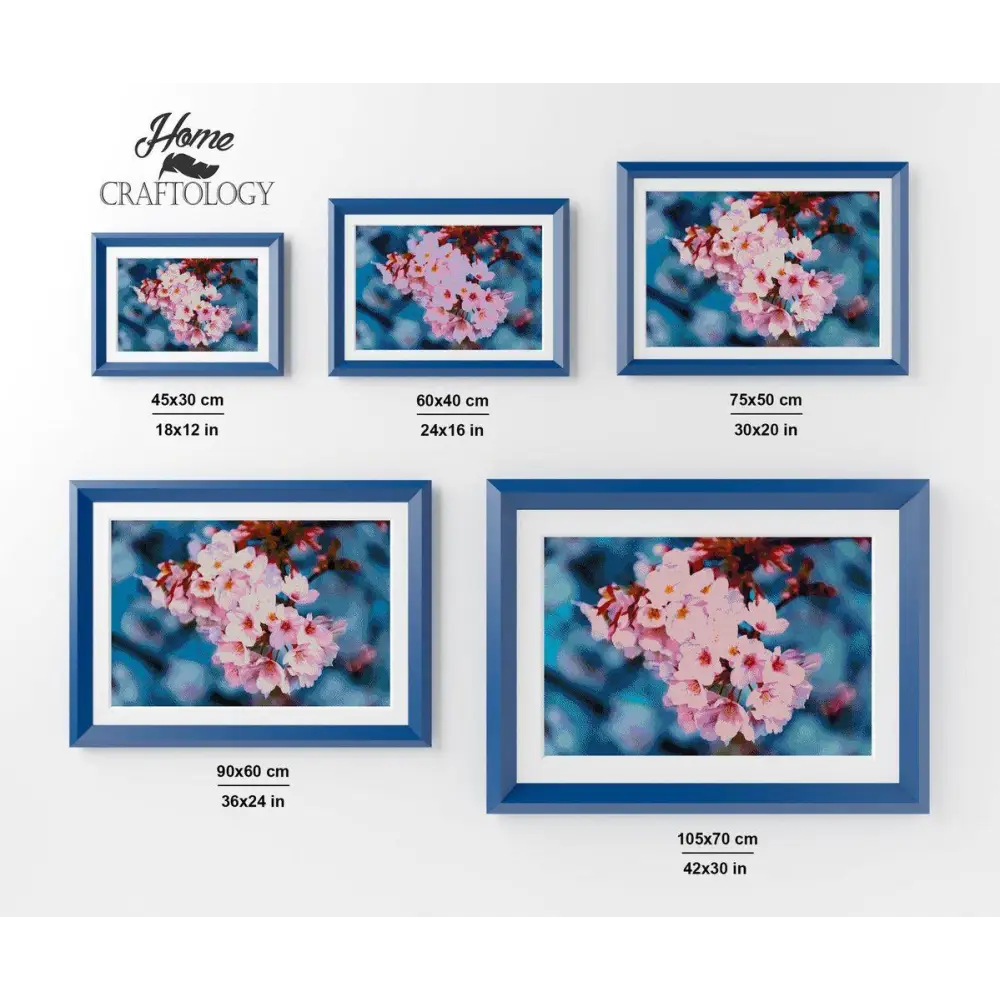 Cherry Blossoms - Diamond Painting Kit - Home Craftology