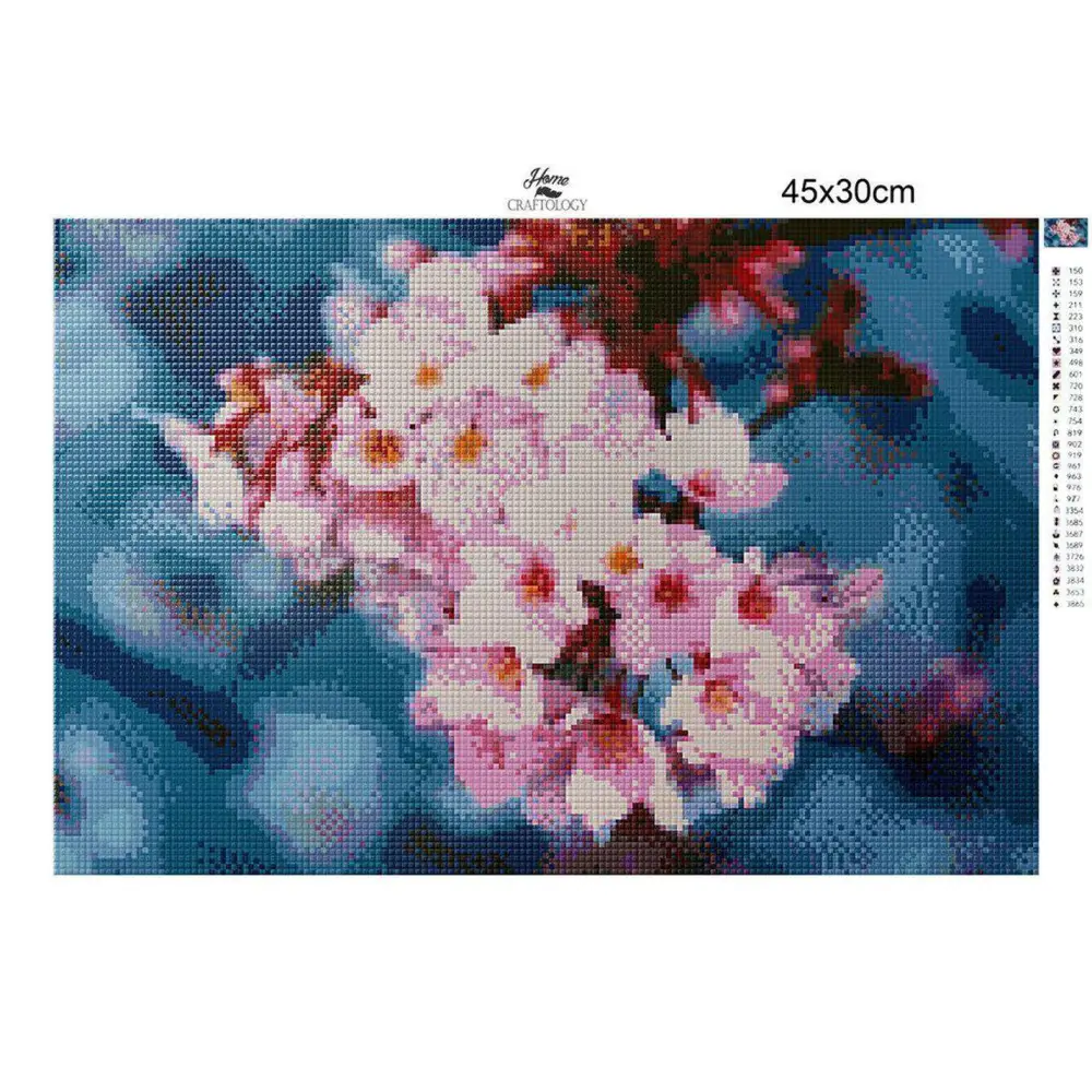 Cherry Blossoms - Diamond Painting Kit - Home Craftology
