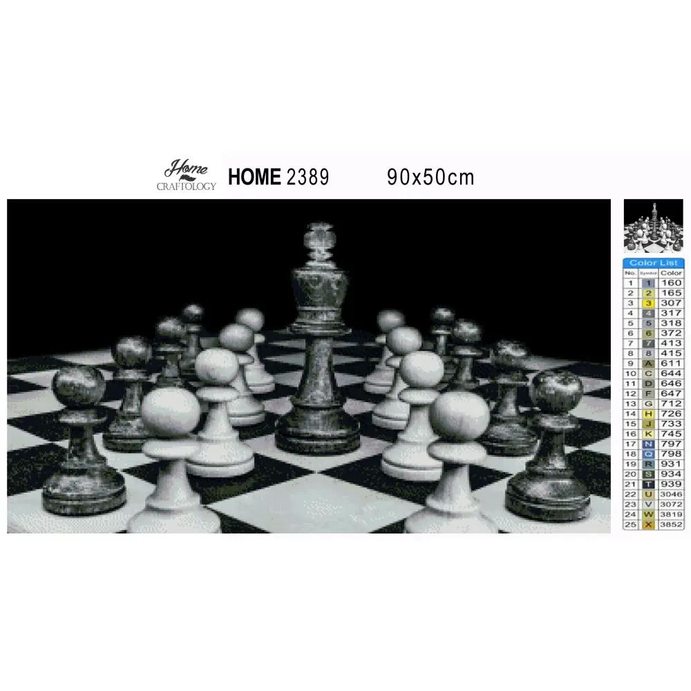Chess Pieces - Premium Diamond Painting Kit - Diamond Painting Kit