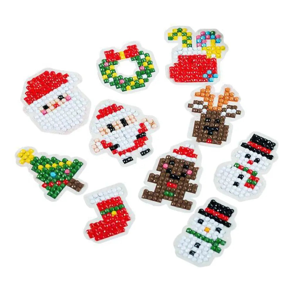 Christmas Characters - Diamond Painting Sticker - Sticker