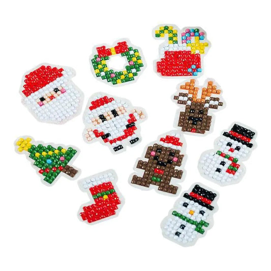 Christmas Characters - Diamond Painting Sticker - Sticker