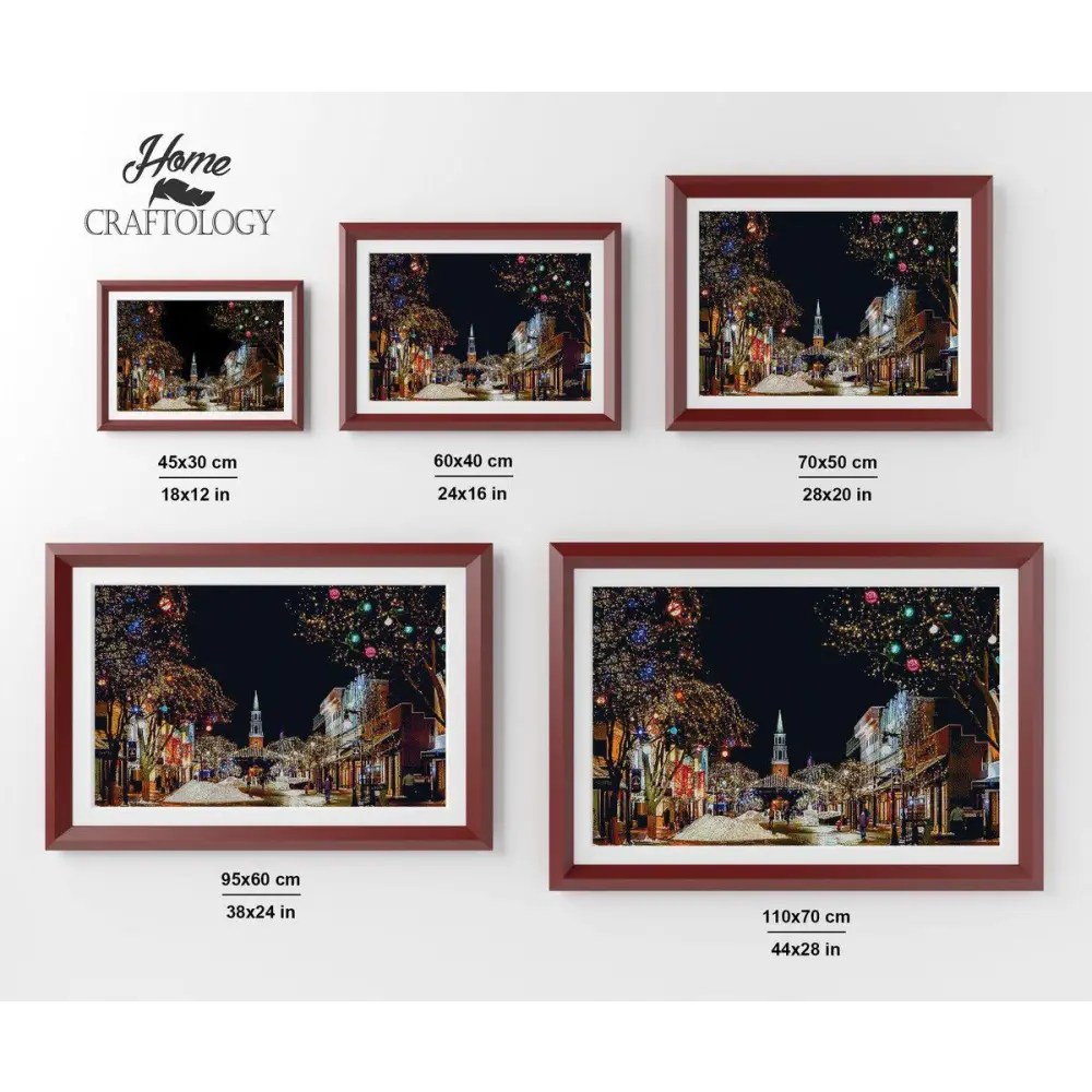 Christmas Village - Premium Diamond Painting Kit - Diamond Painting Kit
