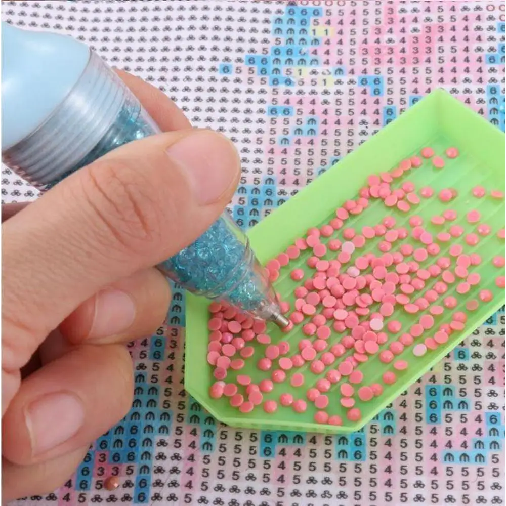 Chunky Diamond Painting Pen with Drill Storage - Diamond Painting Accessory