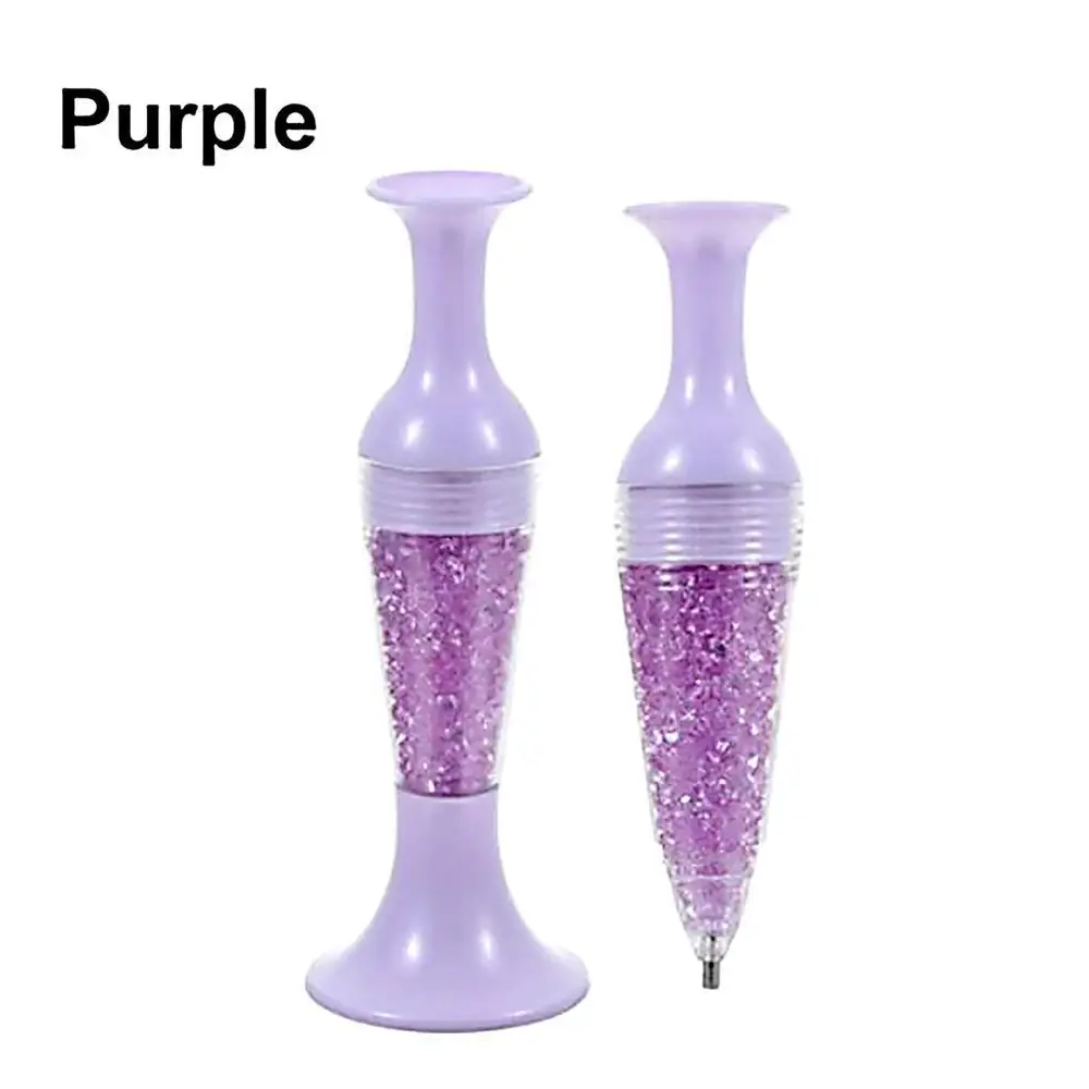 Chunky Diamond Painting Pen with Drill Storage OCU - Purple - Diamond Painting Accessory