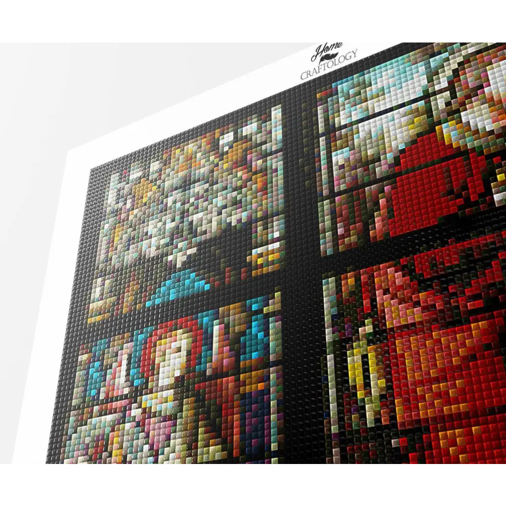 Church Stained Glass Windows - Premium Diamond Painting Kit - Diamond Painting Kit