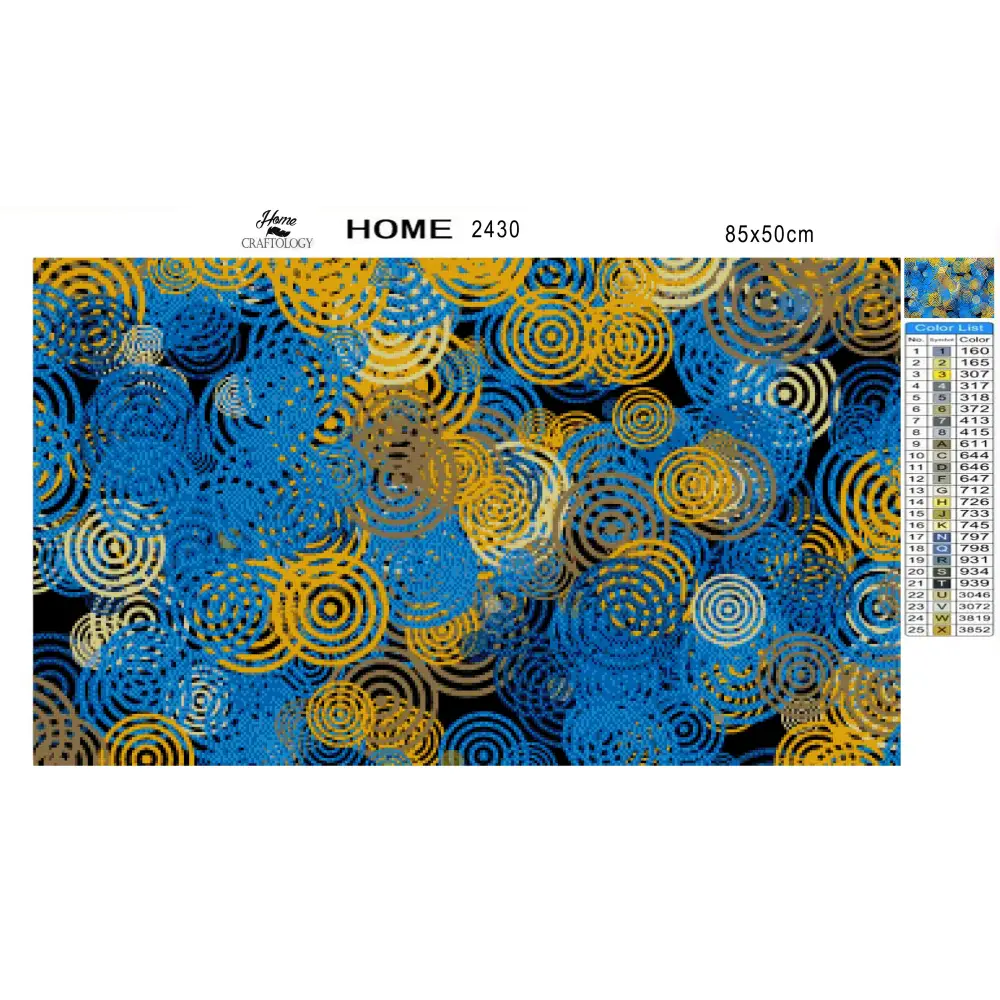 Circle Abstract - Premium Diamond Painting Kit - Diamond Painting Kit
