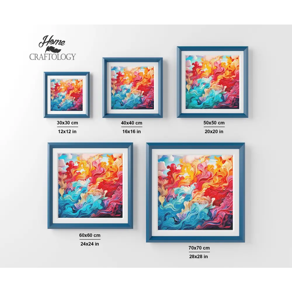 Clouds Abstract - Exclusive Premium Diamond Painting Kit - Diamond Painting Kit