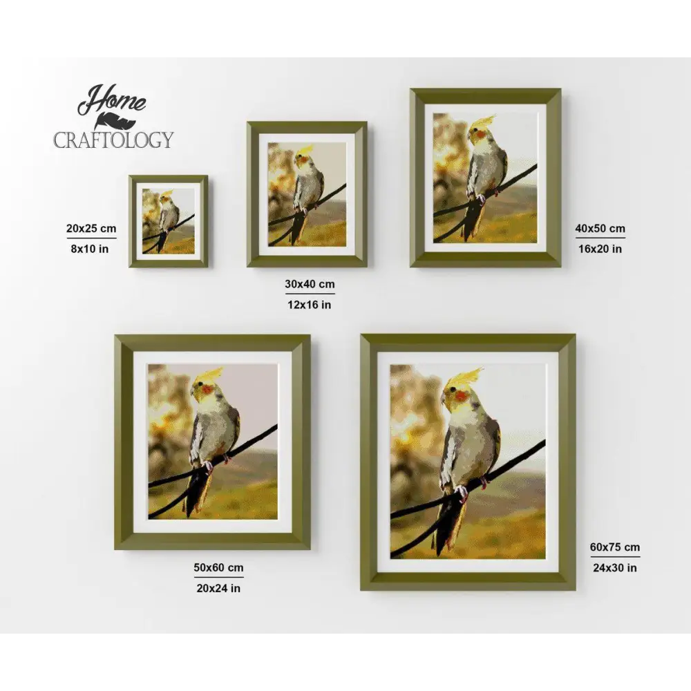 Cockatiel - Diamond Painting Kit - Home Craftology