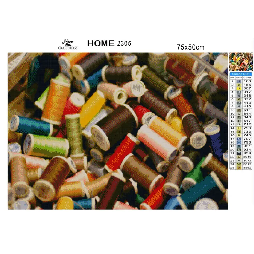 Collection of Threads - Premium Diamond Painting Kit - Diamond Painting Kit