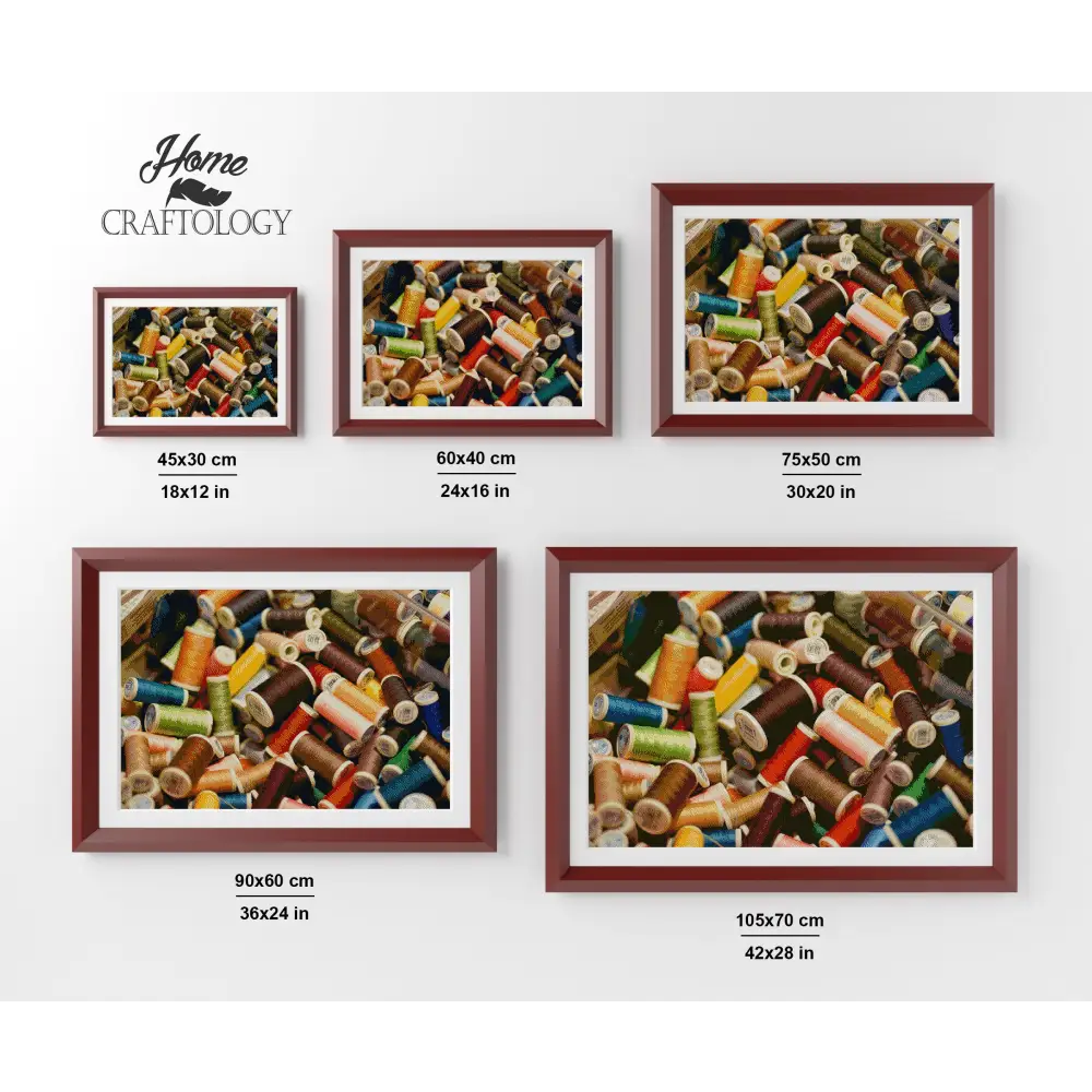 Collection of Threads - Premium Diamond Painting Kit - Diamond Painting Kit
