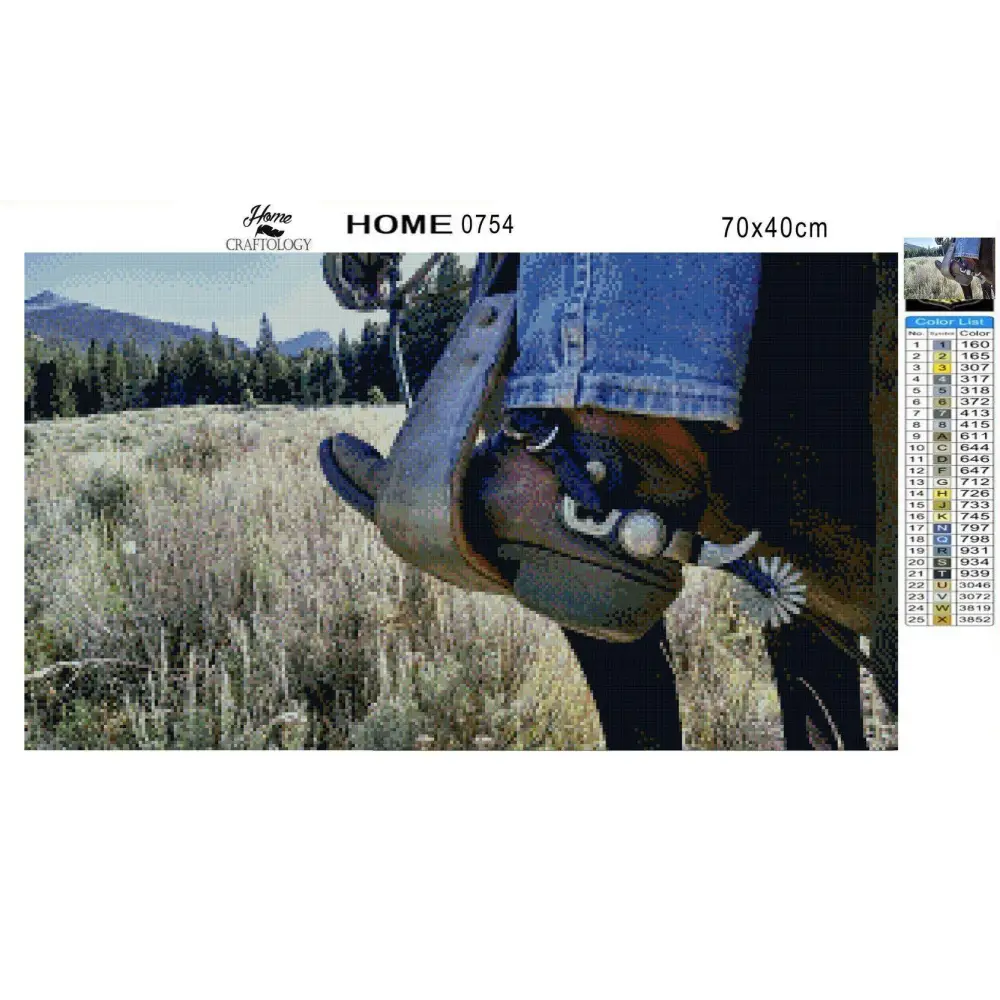Colorado Saddlery - Diamond Painting Kit - Home Craftology