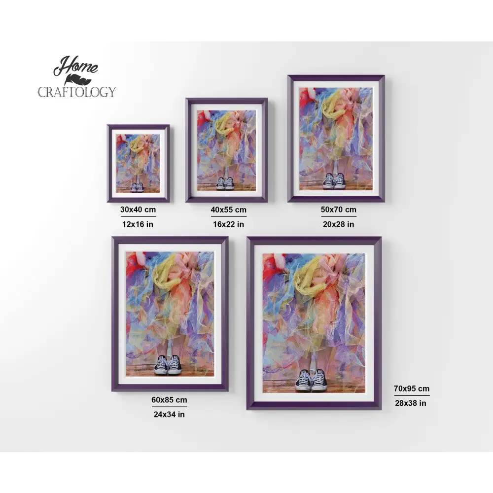 Colorful Skirt - Premium Diamond Painting Kit - Diamond Painting Kit