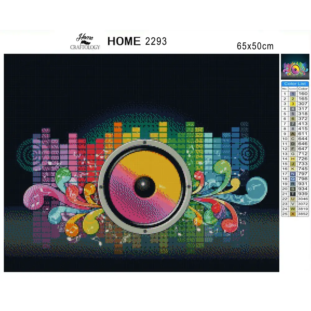 Colorful Sounds - Premium Diamond Painting Kit - Diamond Painting Kit