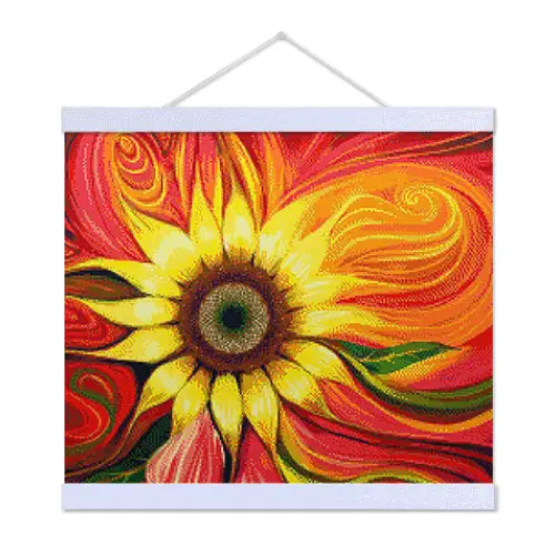 Colorful Sunflower - Exclusive Premium Diamond Painting Kit - Diamond Painting Kit