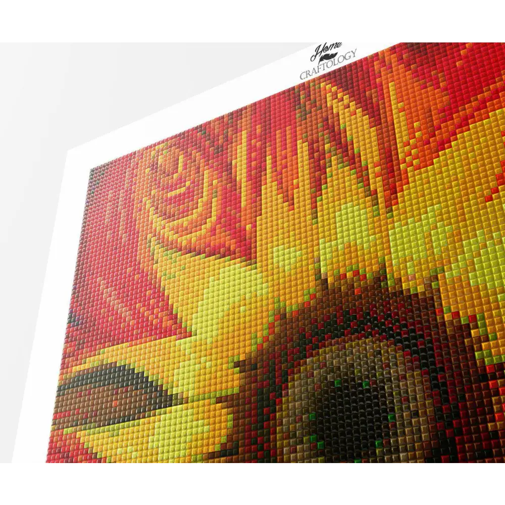 Colorful Sunflower - Exclusive Premium Diamond Painting Kit - Diamond Painting Kit