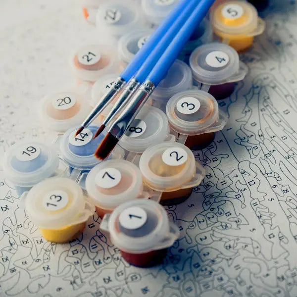 Colorful Sunflower Kit - Paint By Numbers - Paint By Numbers