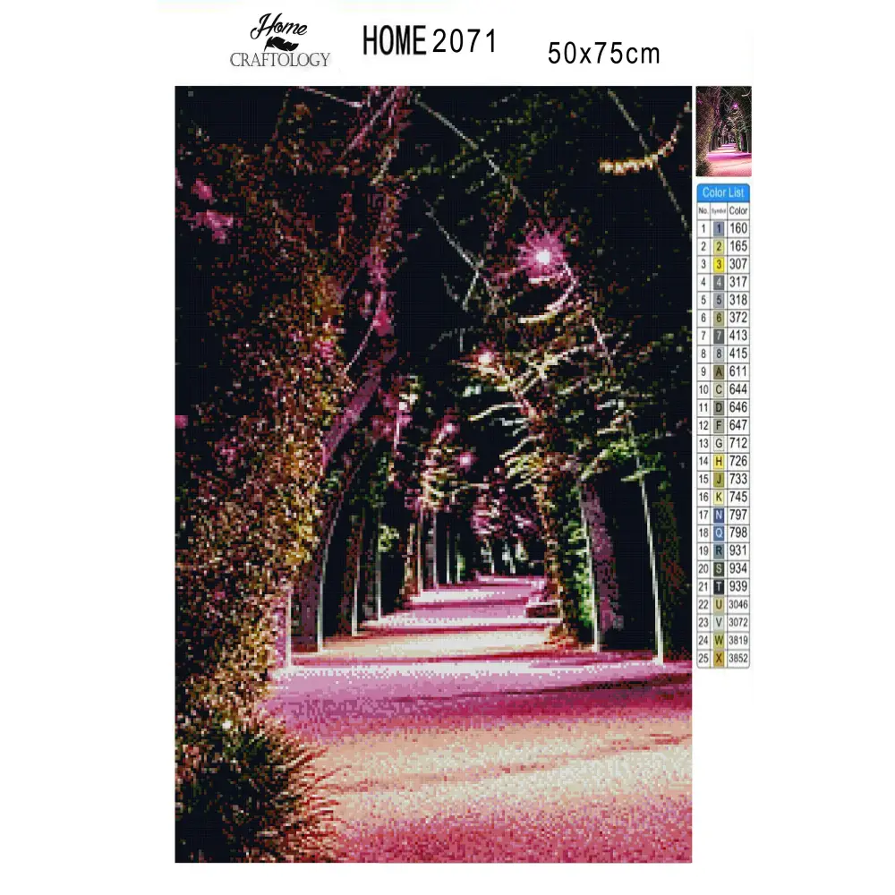 Colourful Arch Southbank - Premium Diamond Painting Kit - Diamond Painting Kit