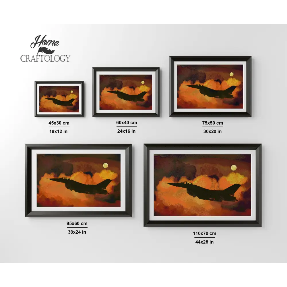 Combat Aircraft - Premium Diamond Painting Kit - Diamond Painting Kit