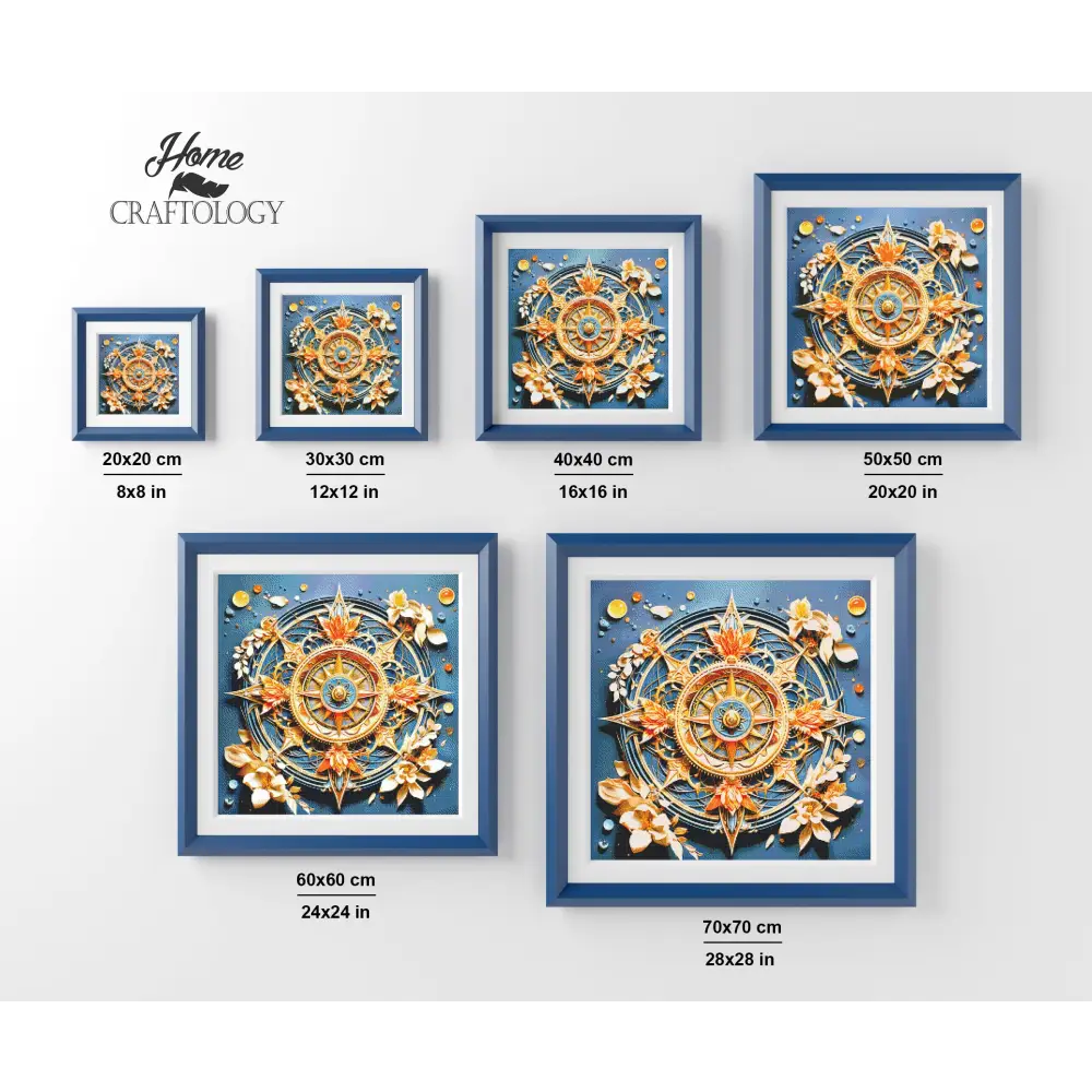 Compass Mandala - Exclusive Premium Diamond Painting Kit - Diamond Painting Kit