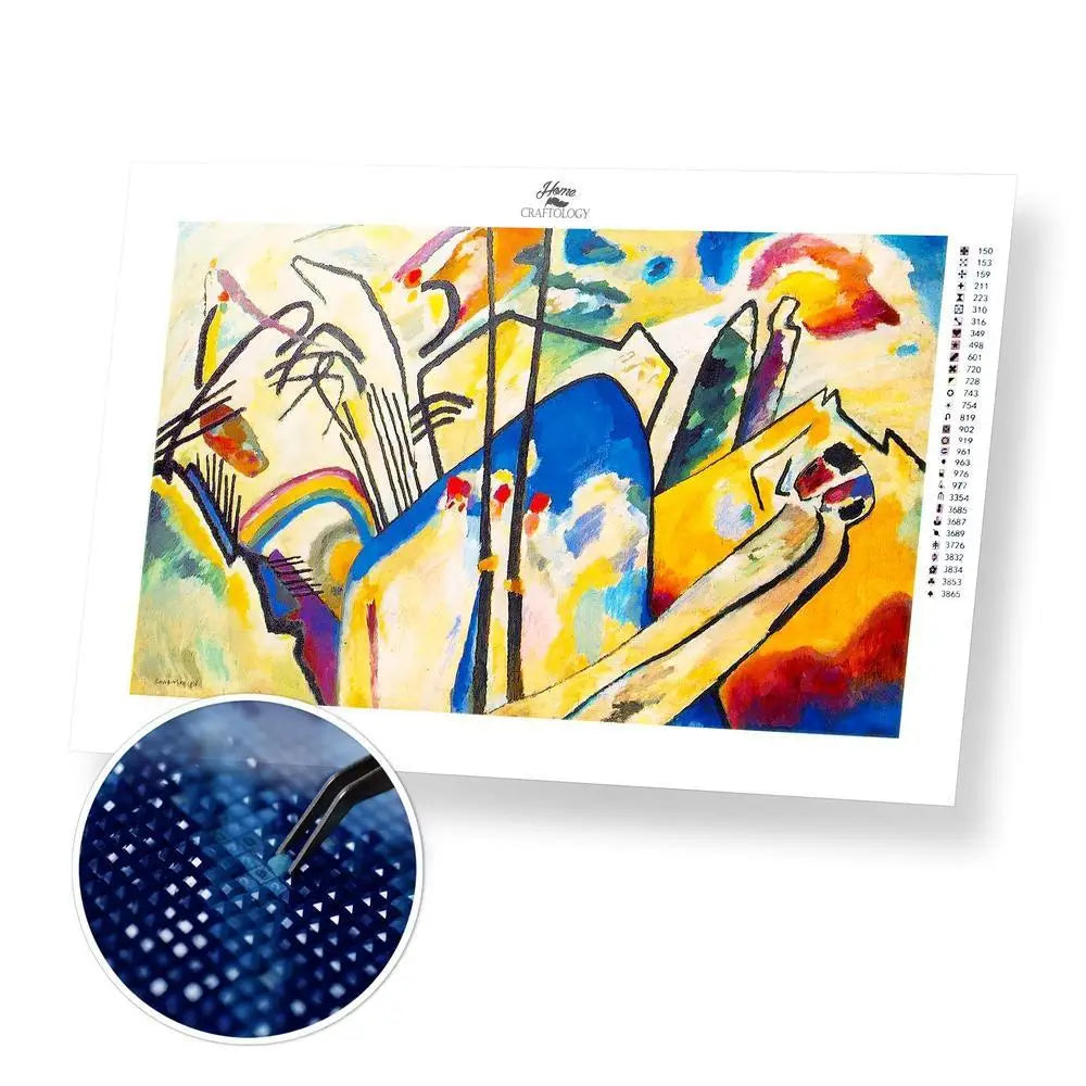 Composition IV - Premium Diamond Painting Kit - 50x30cm / 20x12’’ / Square (Most Popular) - Diamond Painting Kit