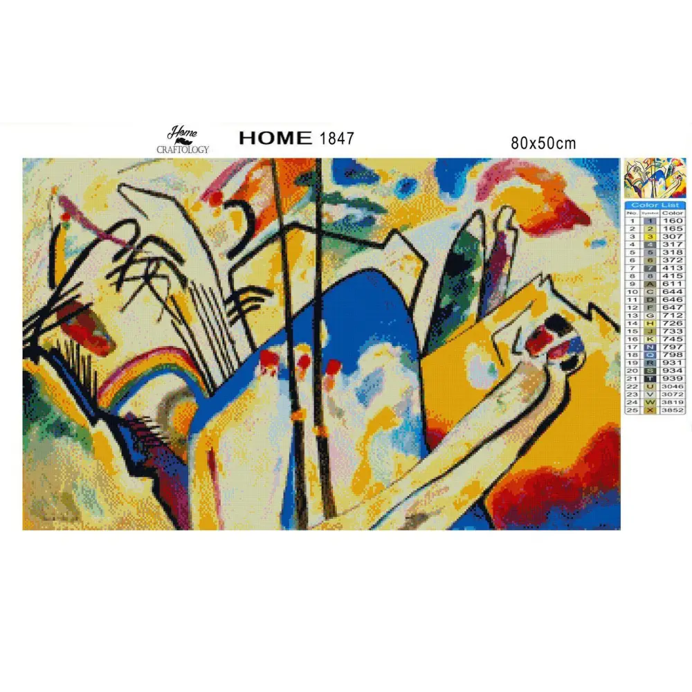 Composition IV - Premium Diamond Painting Kit - Diamond Painting Kit