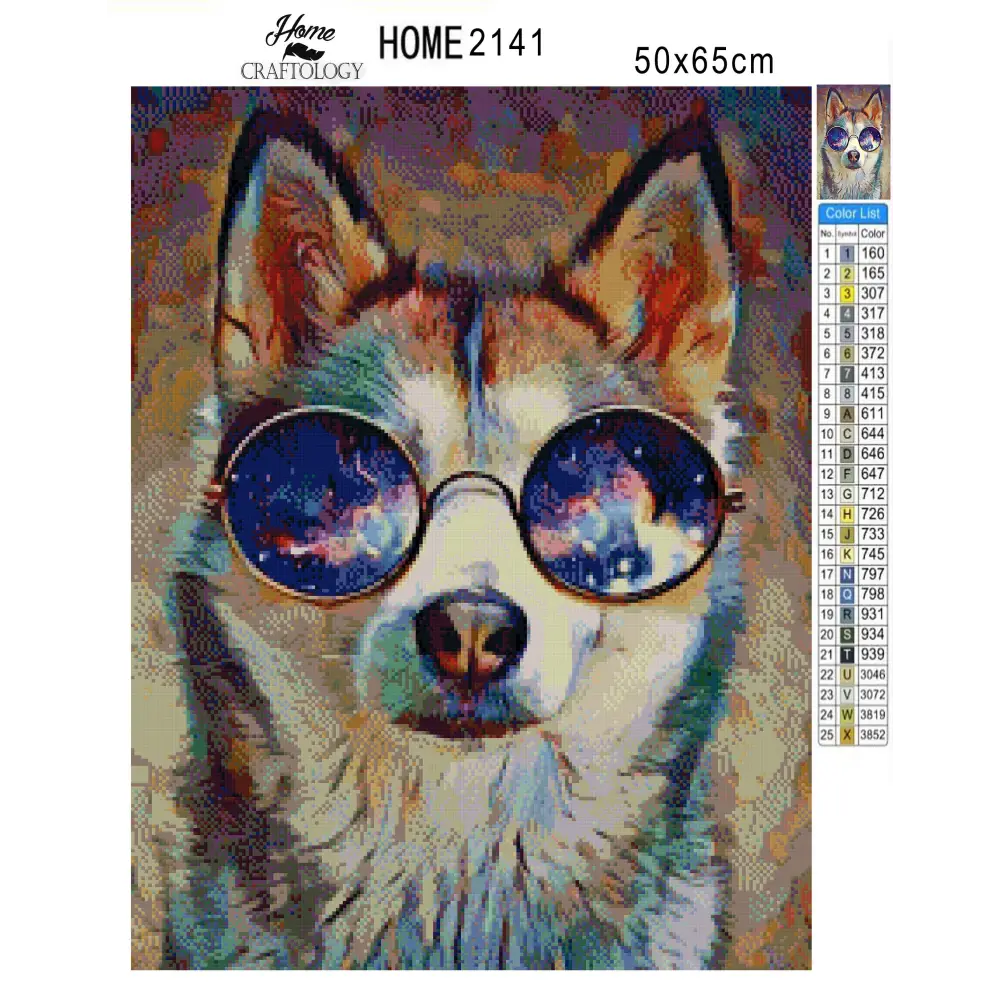 Coolest Husky - Premium Diamond Painting Kit - Diamond Painting Kit