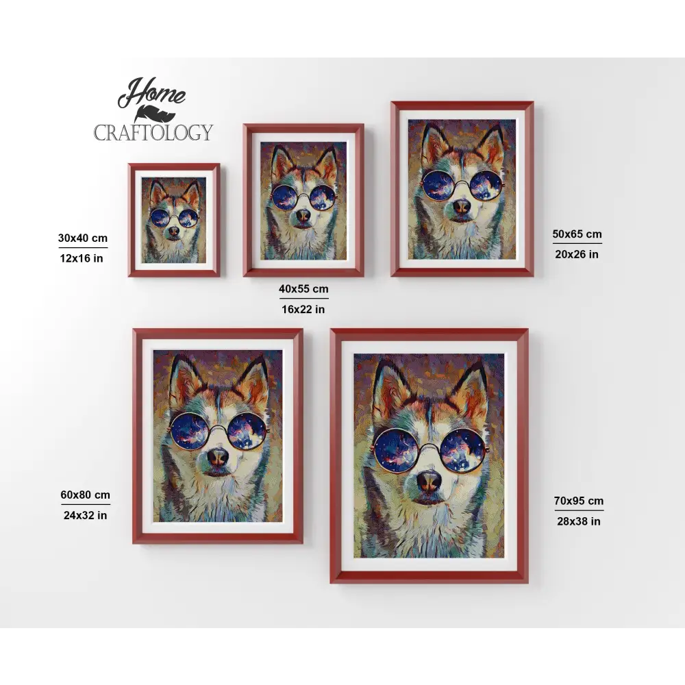 Coolest Husky - Premium Diamond Painting Kit - Diamond Painting Kit