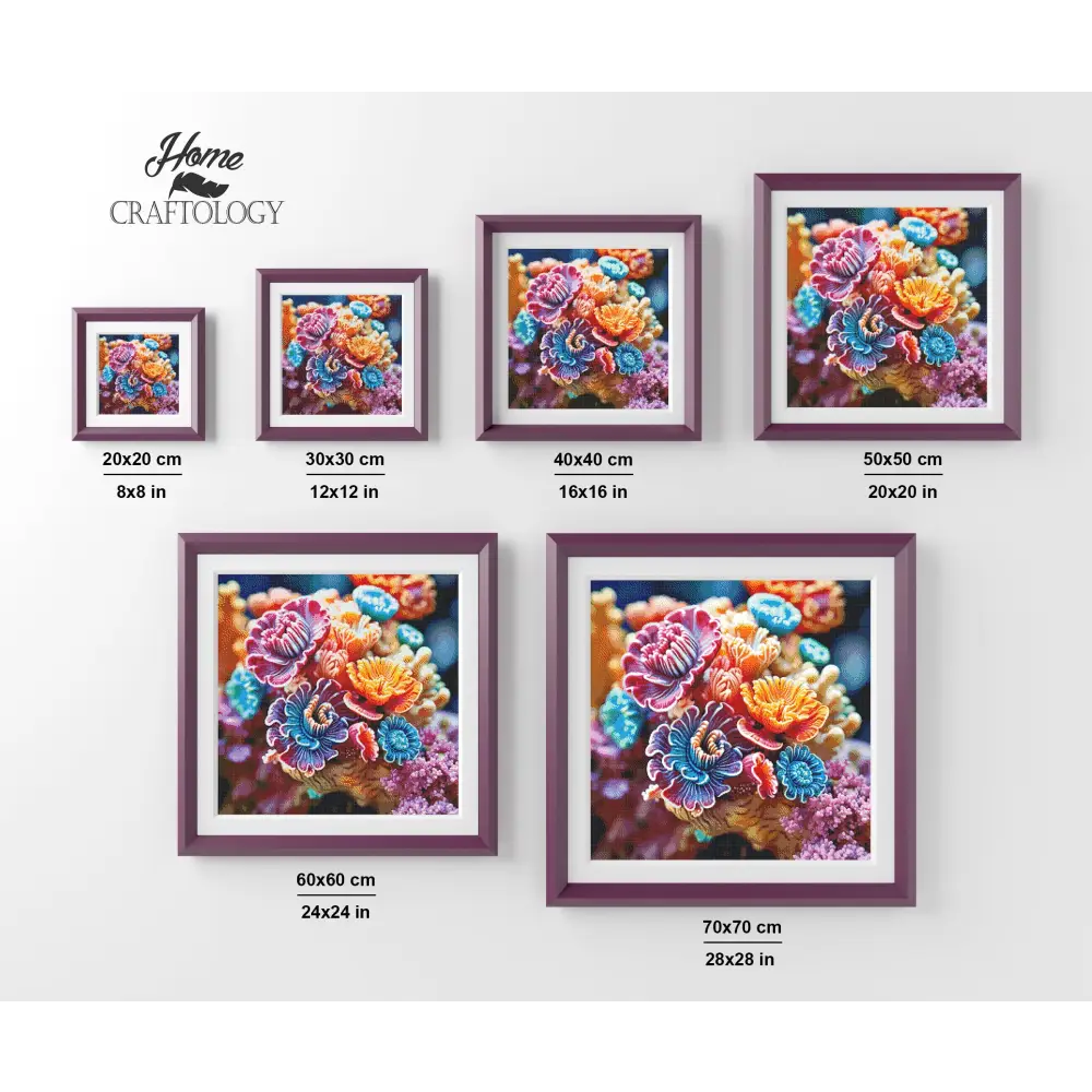 Corals - Exclusive Premium Diamond Painting Kit - Diamond Painting Kit