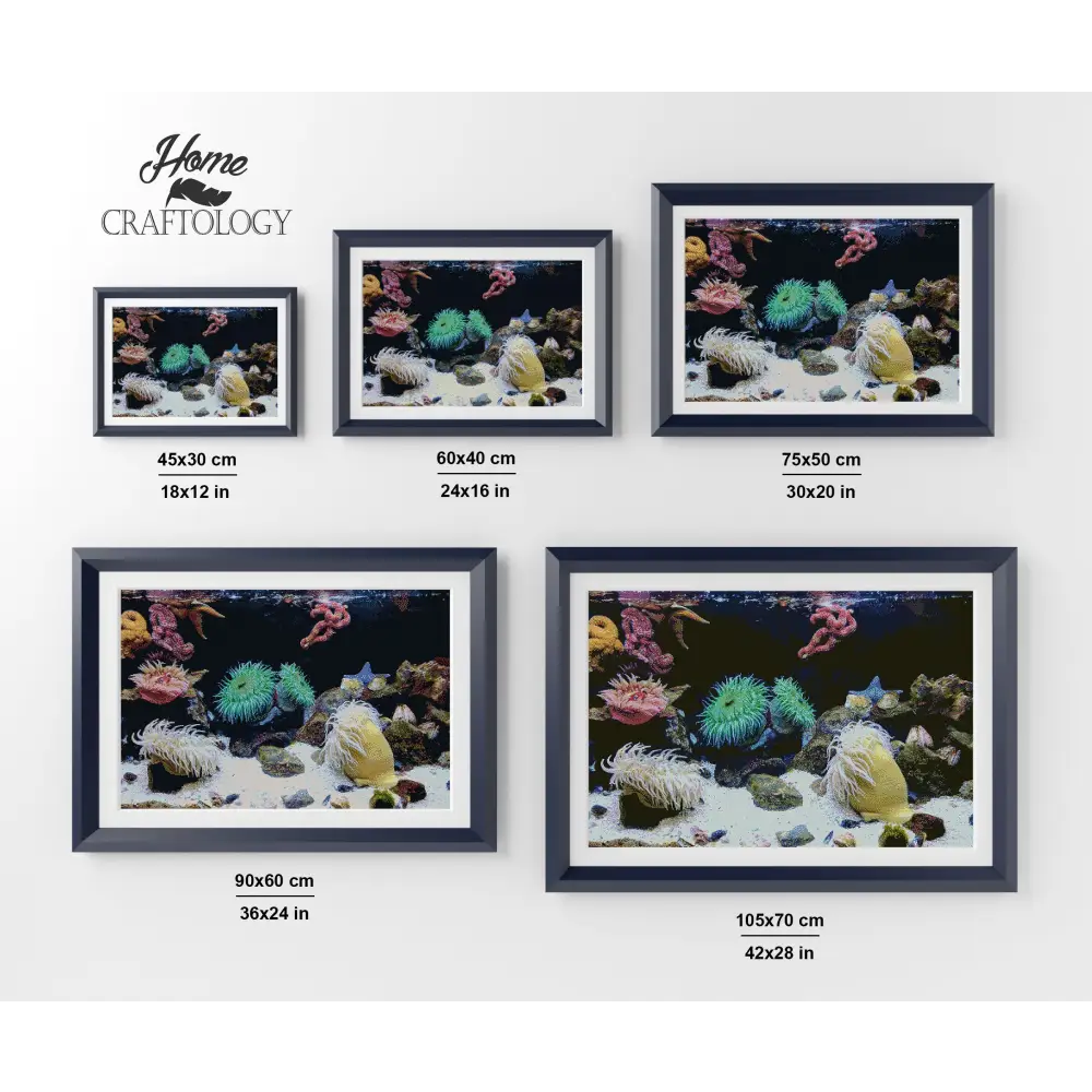 Corals Sand & Rocks - Premium Diamond Painting Kit - Diamond Painting Kit