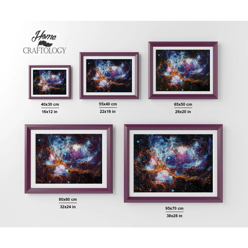 Cosmic Winter Wonderland - Premium Diamond Painting Kit - Diamond Painting Kit