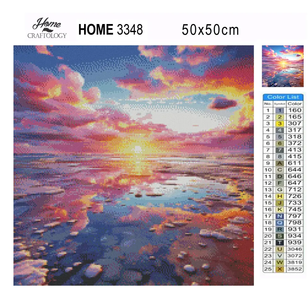 Cotton Candy Clouds - Exclusive Premium Diamond Painting Kit - Diamond Painting Kit