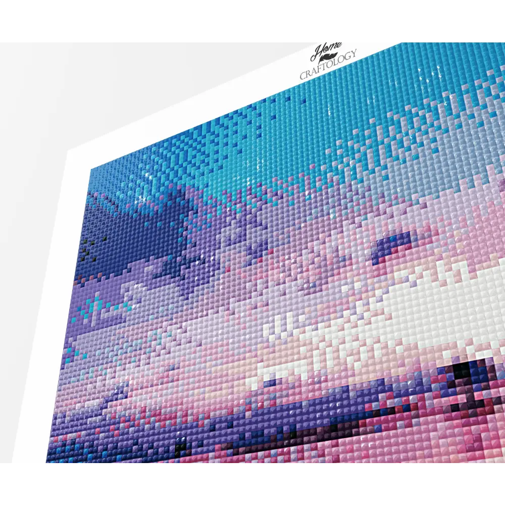 Cotton Candy Sunset - Premium Diamond Painting Kit - Diamond Painting Kit