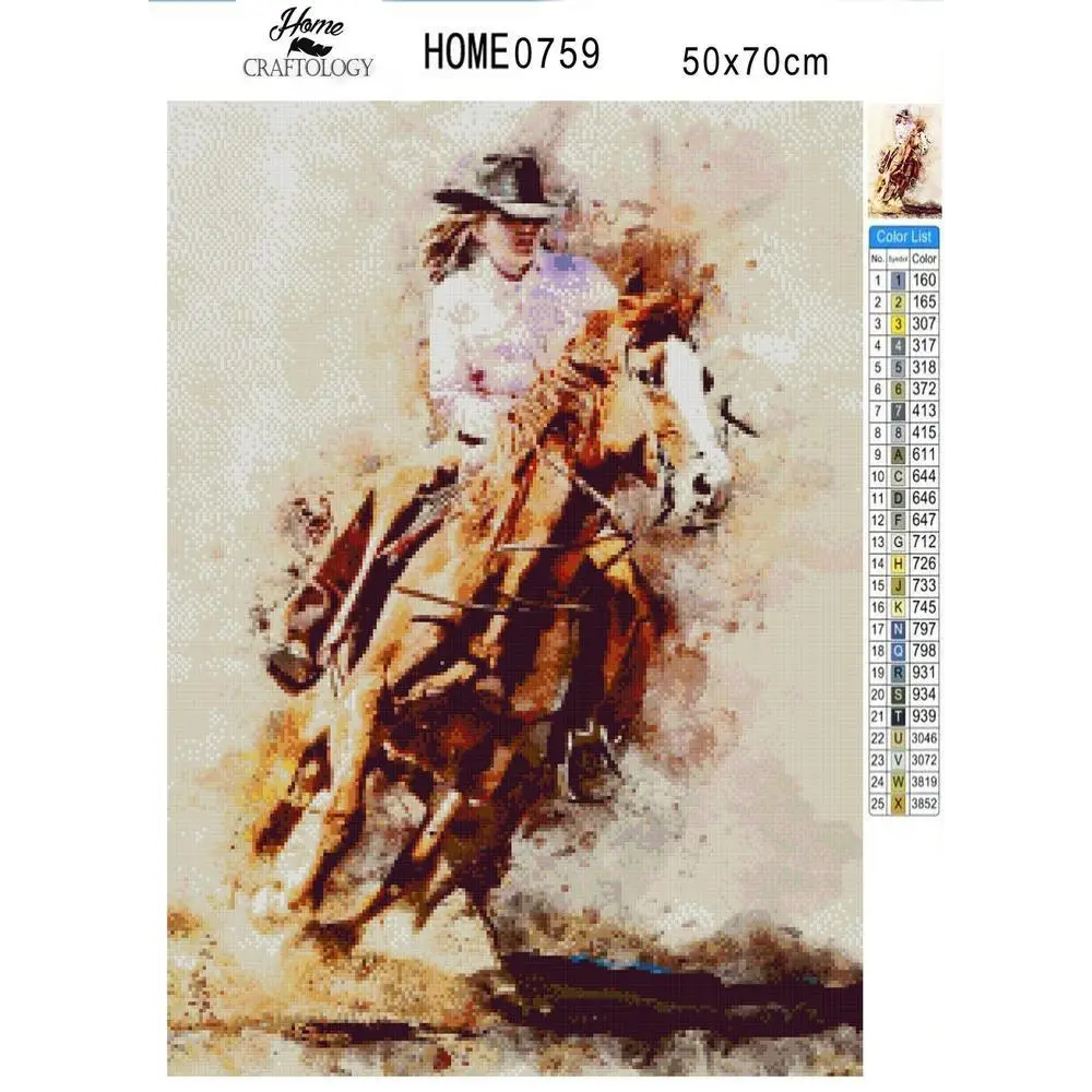 Cowgirls - Diamond Painting Kit - Home Craftology
