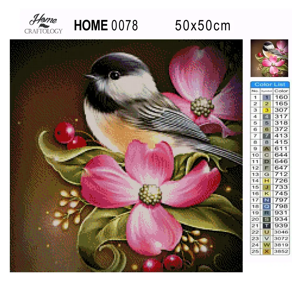 Cute Little Bird - Premium Diamond Painting Kit - Diamond Painting Kit