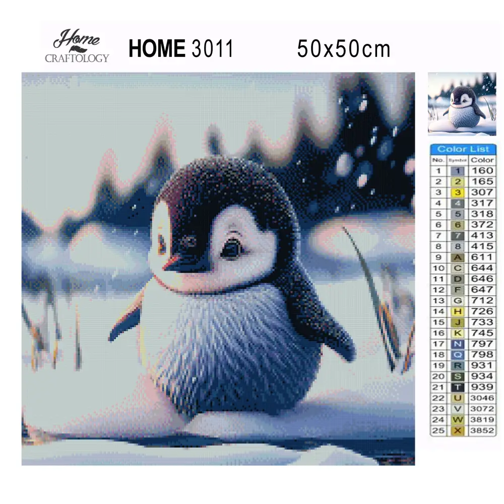 Cutest Penguin - Premium Diamond Painting Kit - Diamond Painting Kit