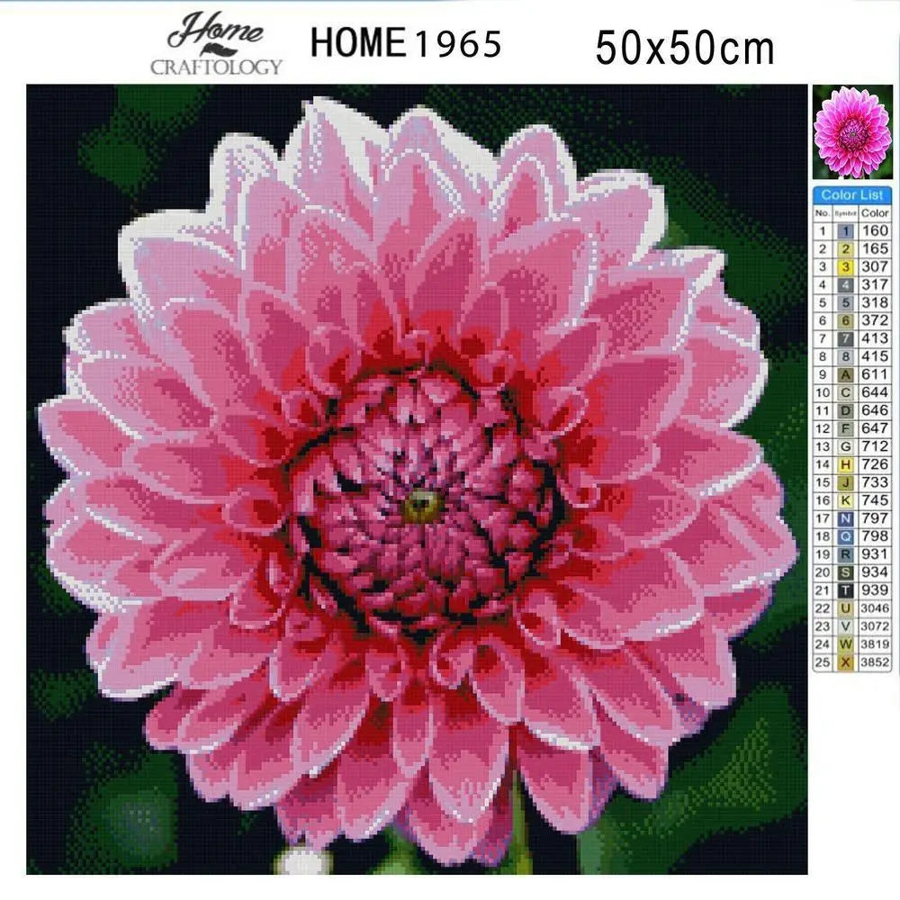 Dahlia - Premium Diamond Painting Kit - Diamond Painting Kit