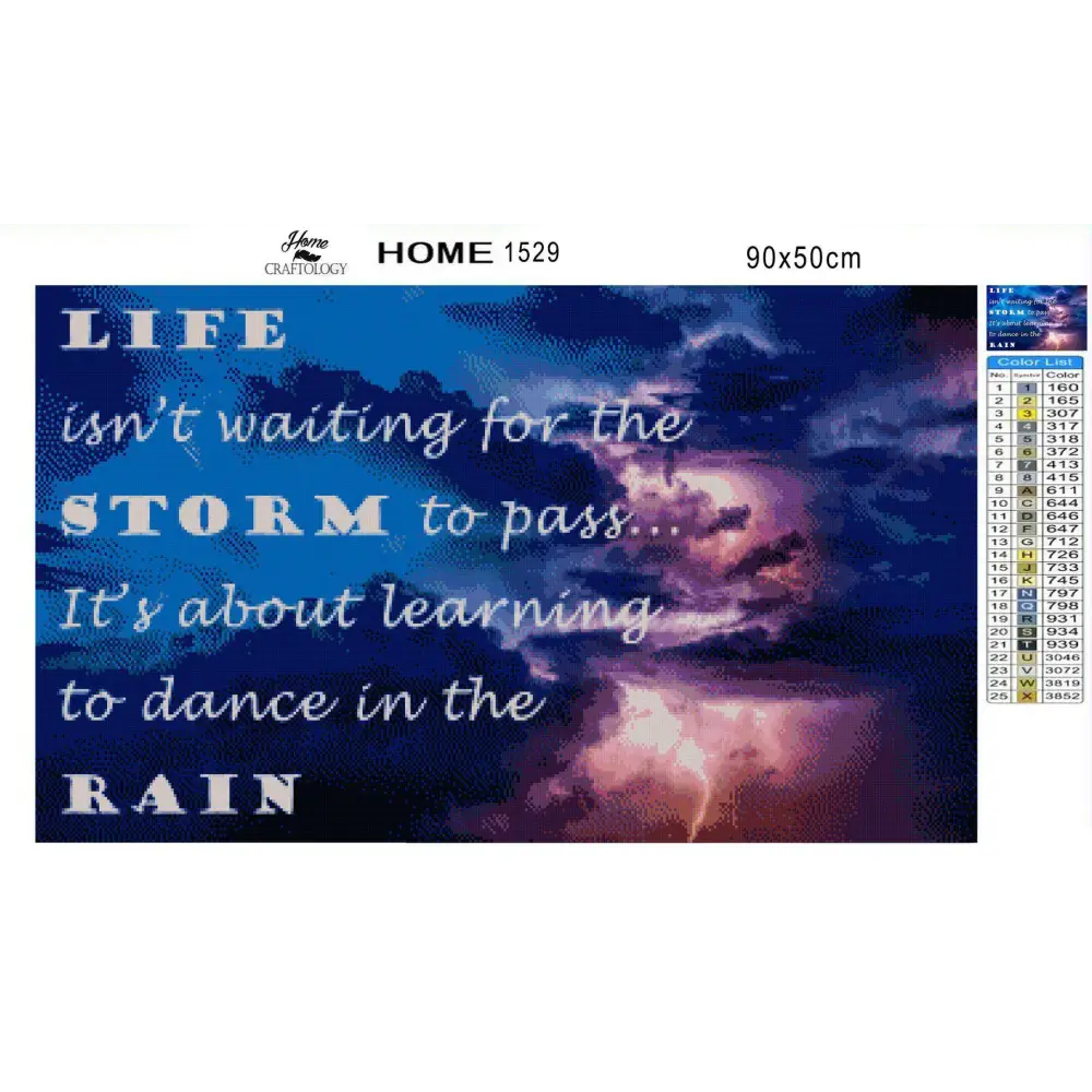 Dance in The Rain - Premium Diamond Painting Kit - Diamond Painting Kit