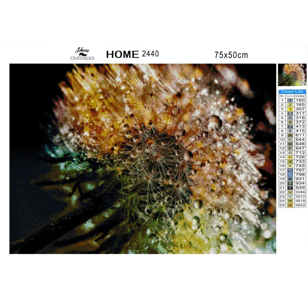 Dandelion Dewdrop - Premium Diamond Painting Kit - Diamond Painting Kit