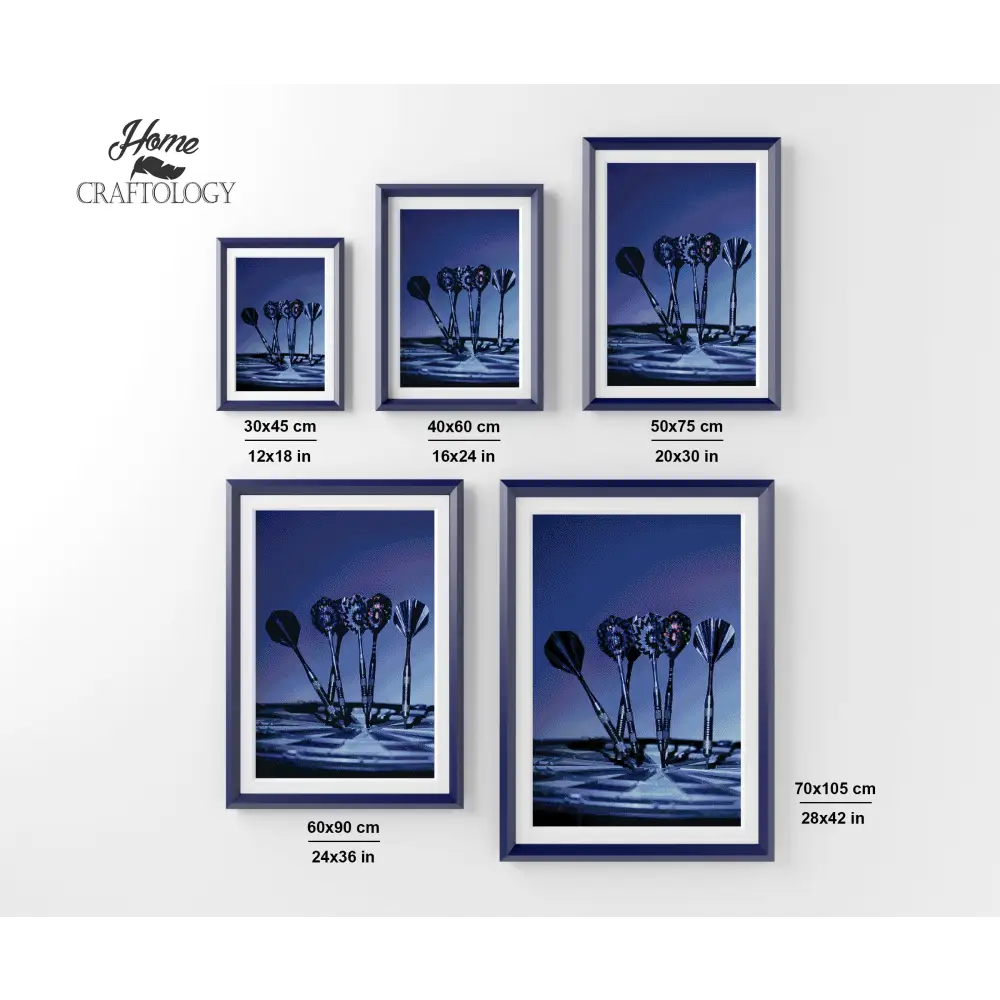 Darts - Premium Diamond Painting Kit - Diamond Painting Kit