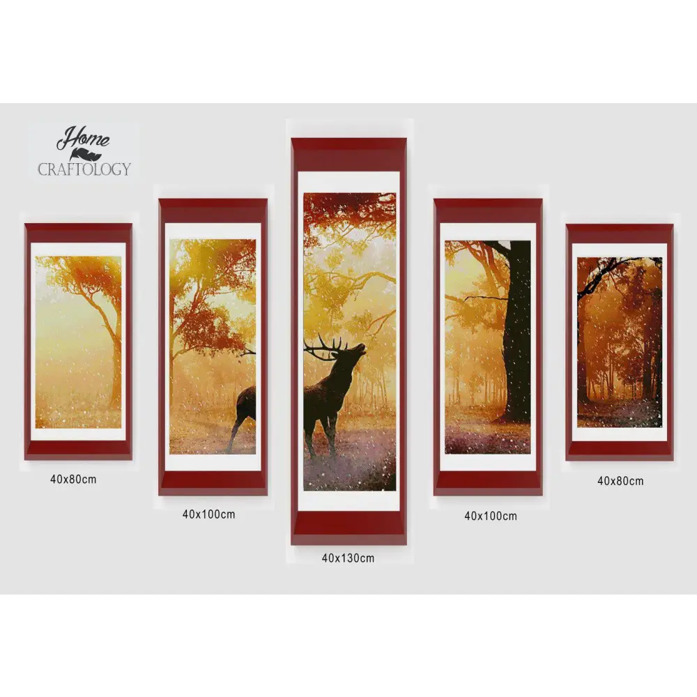 Deer Panel - Diamond Painting Panels - Large / Square - Diamond Painting Cross Stitch