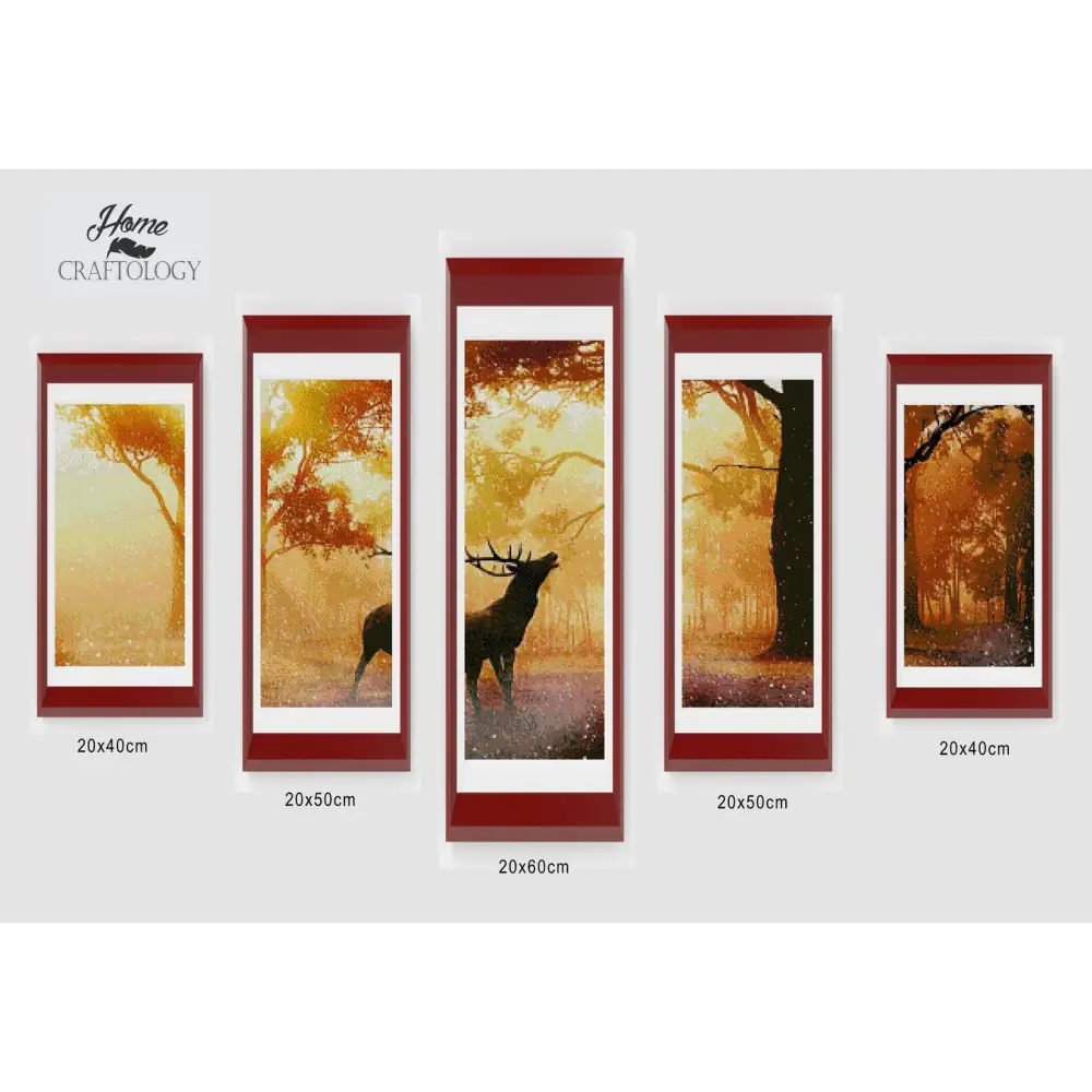 Deer Panel - Diamond Painting Panels - Small / Square - Diamond Painting Cross Stitch
