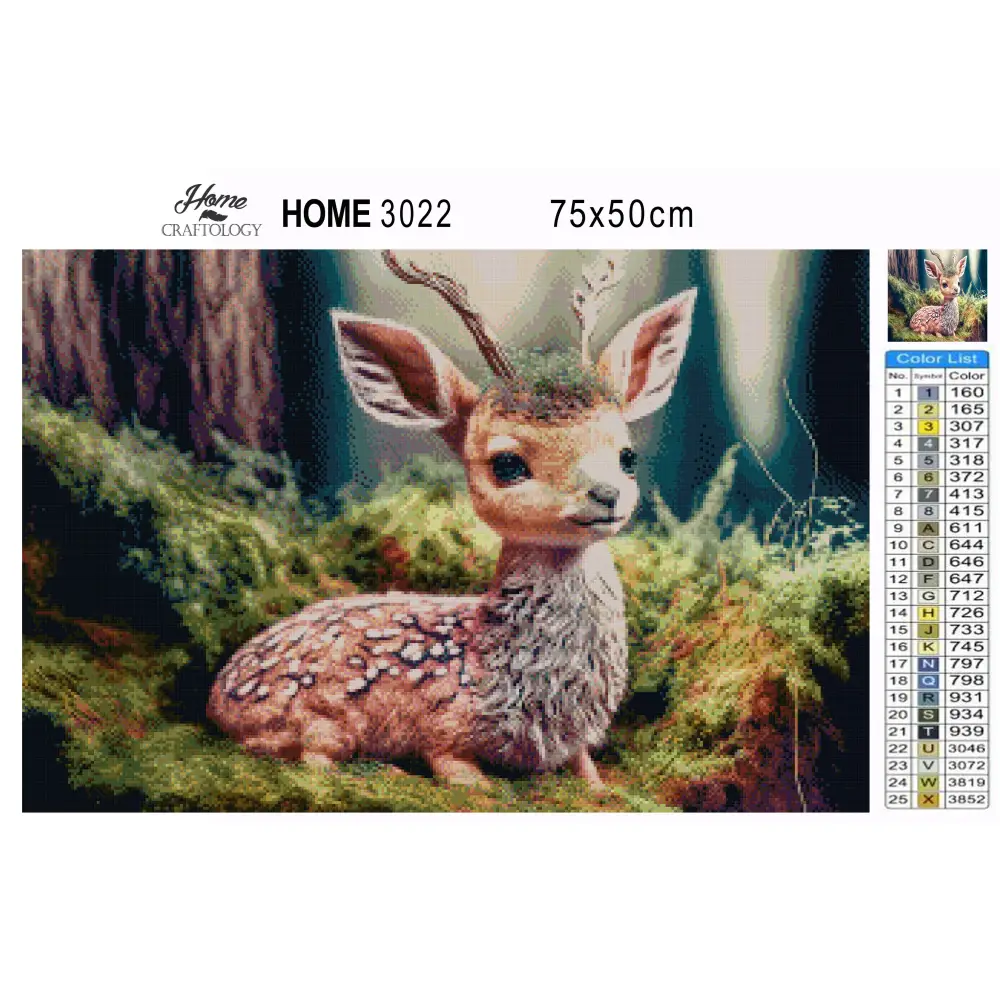 Deer Resting - Premium Diamond Painting Kit - Diamond Painting Kit