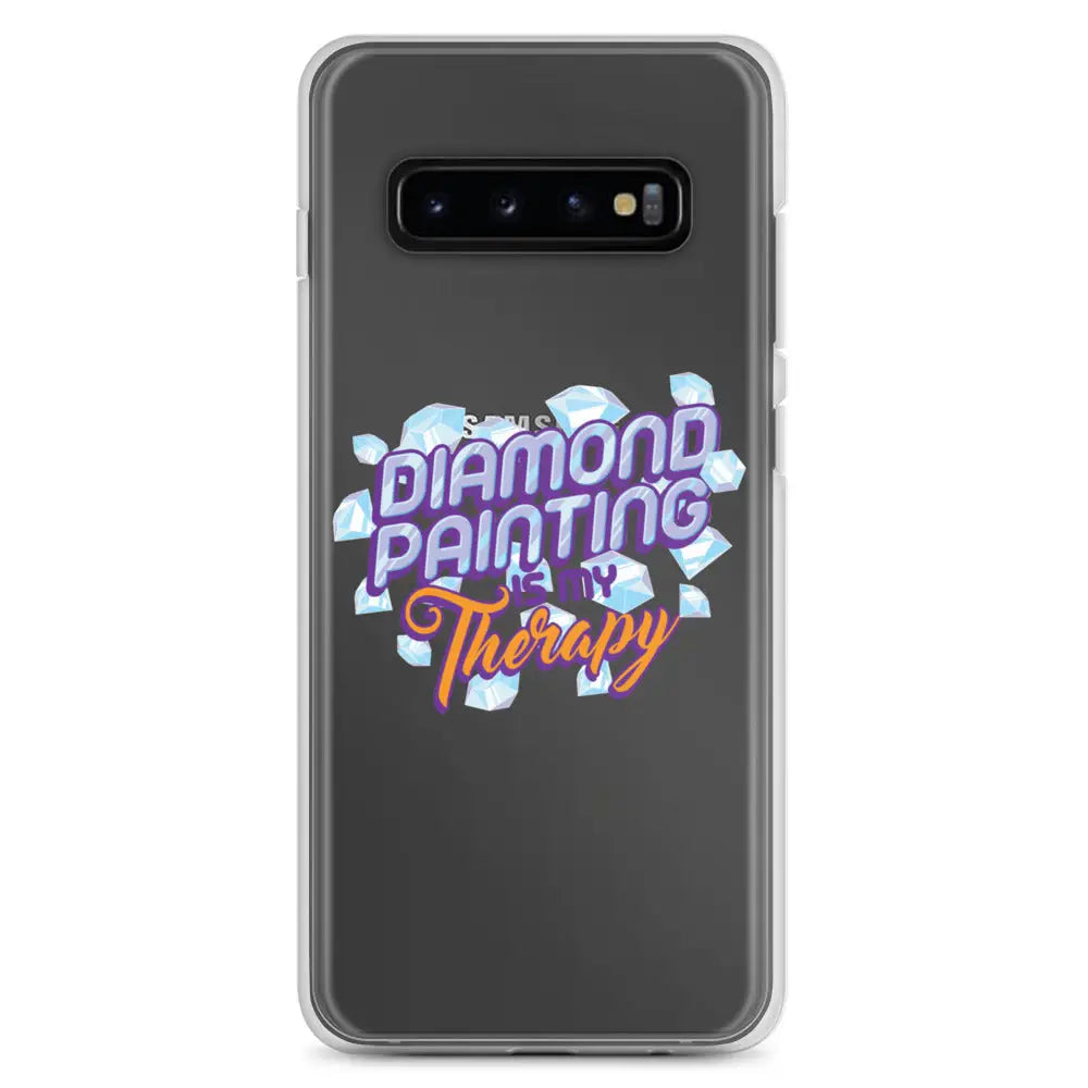 Diamond Painting Is My Therapy Samsung Case - Samsung Galaxy S10 +