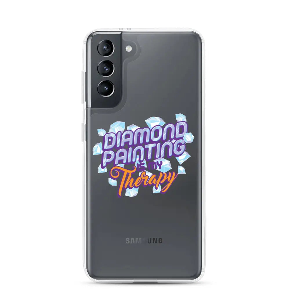Diamond Painting Is My Therapy Samsung Case - Samsung Galaxy S21
