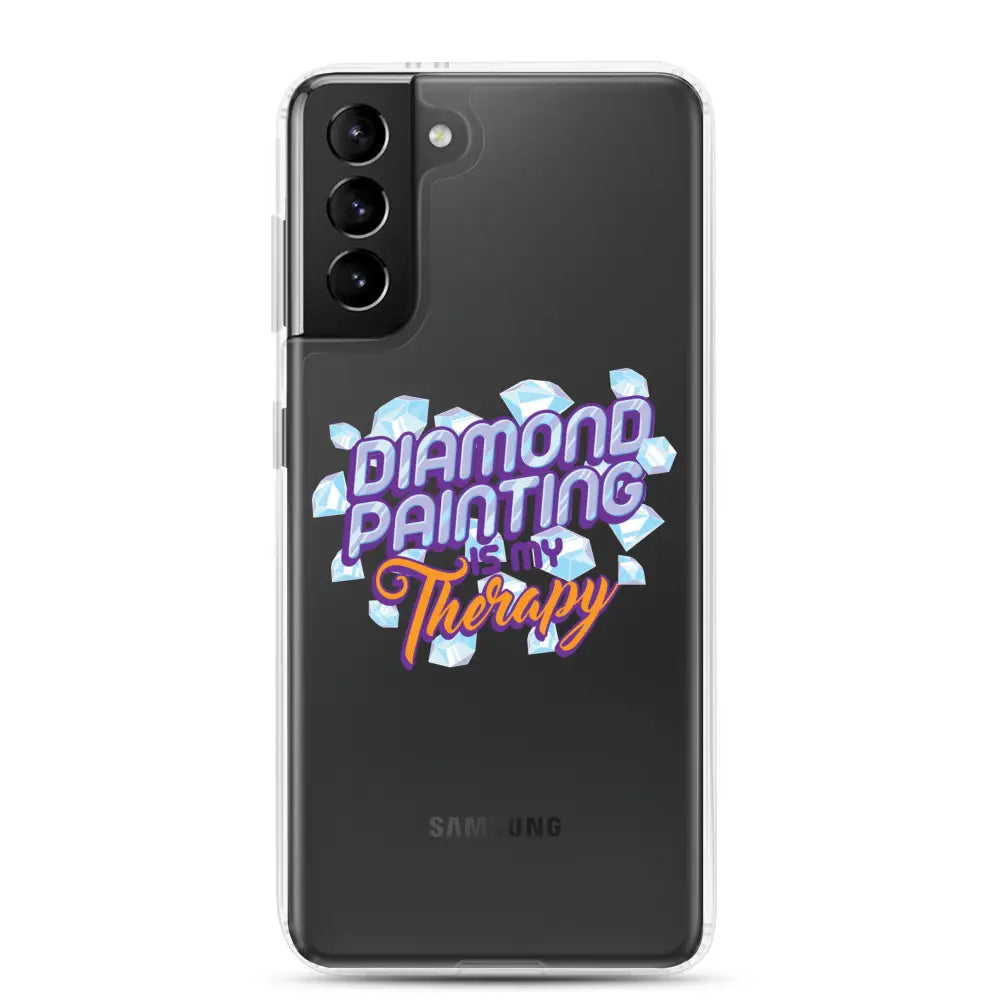 Diamond Painting Is My Therapy Samsung Case - Samsung Galaxy S21 Plus