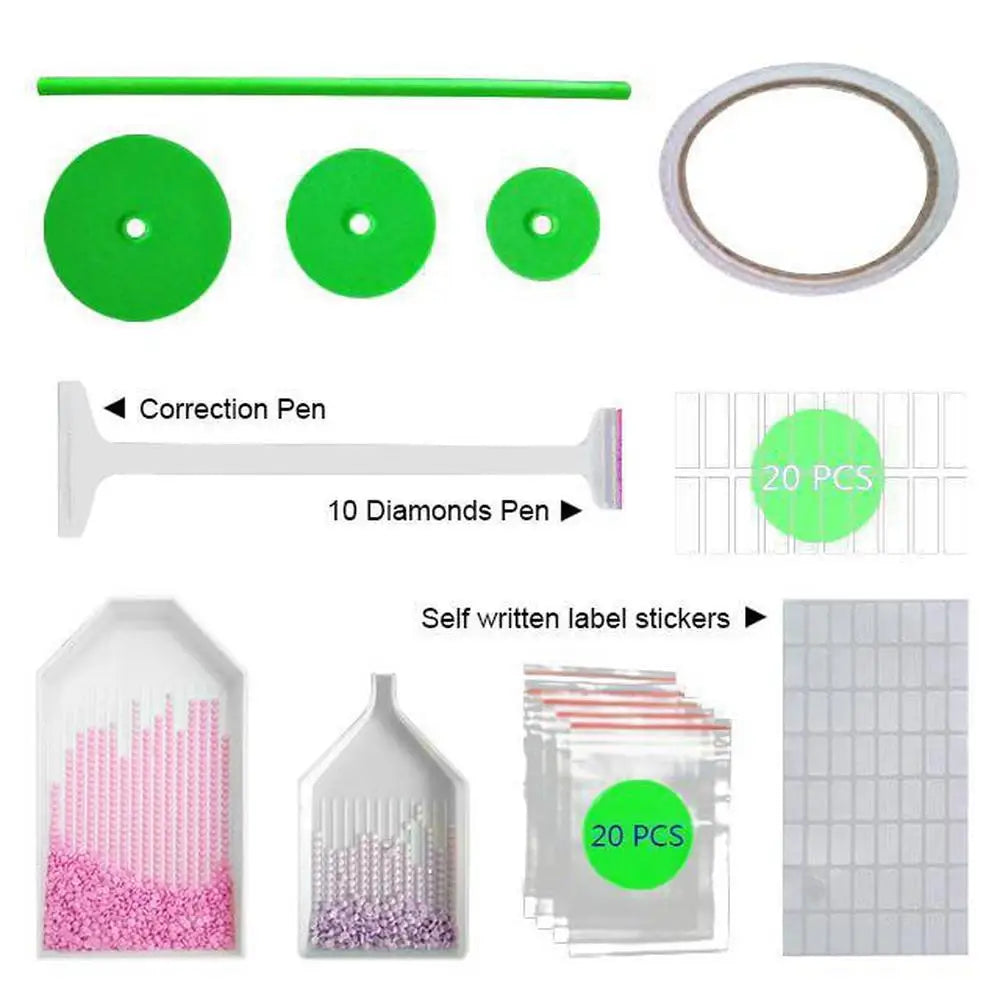 Diamond Painting Wheel Pen Package - B - Diamond Painting Accessory