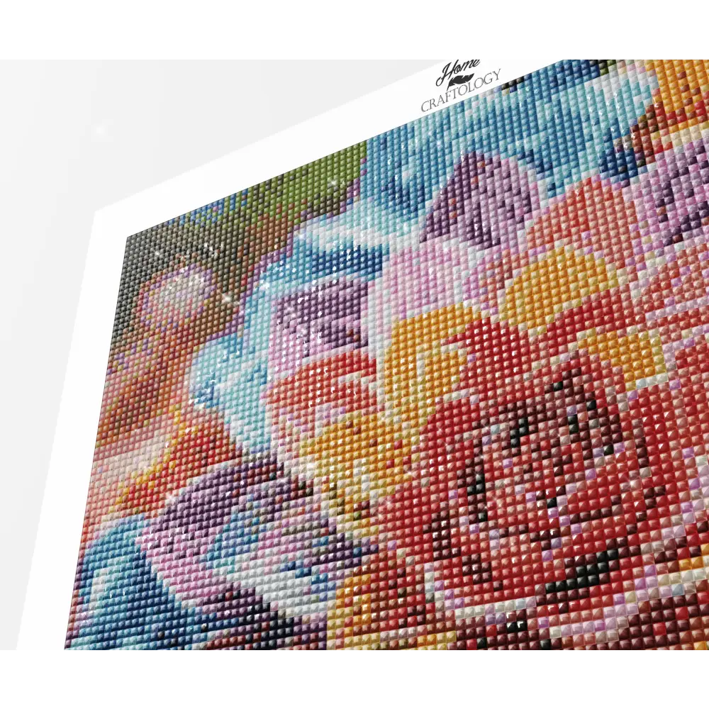 Different Shades of Petals - Exclusive Premium Diamond Painting Kit - Diamond Painting Kit