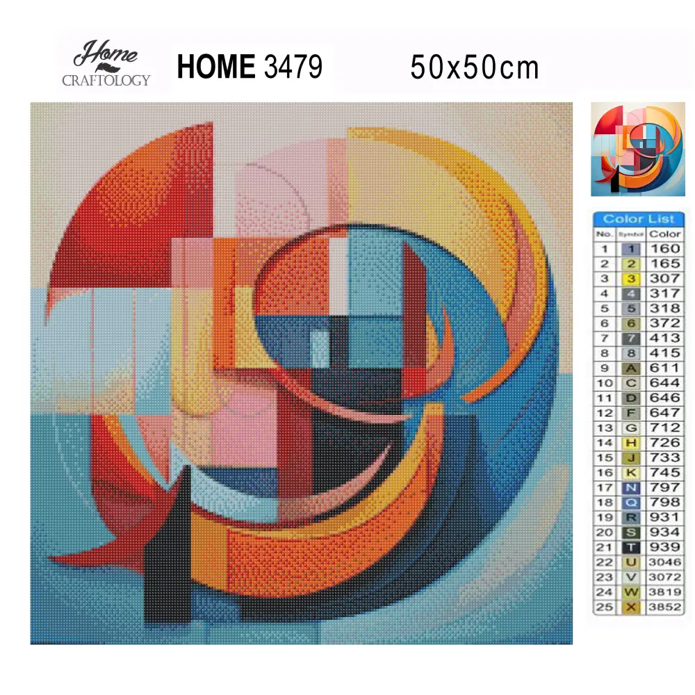 Different Shapes - Exclusive Premium Diamond Painting Kit - Diamond Painting Kit