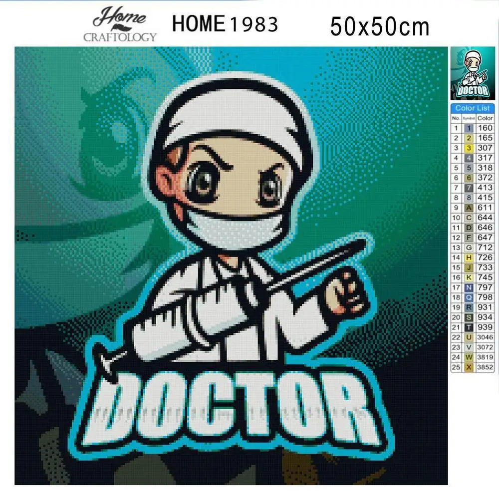 Doctor - Premium Diamond Painting Kit - Diamond Painting Kit