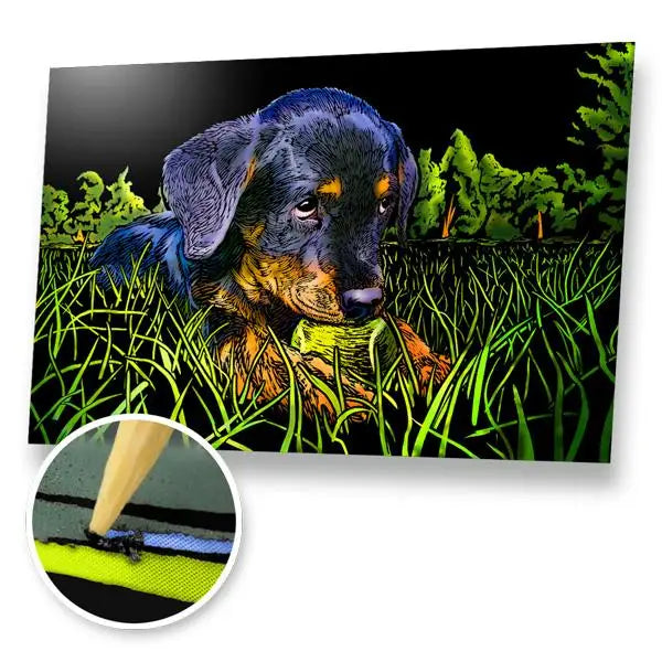 Dogs Scratch Painting Bundle - Scratch Painting